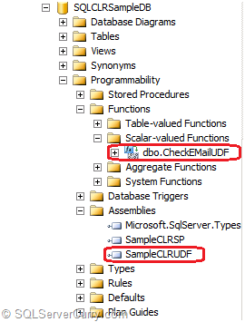 SQL Server CLR User Defined Function using Visual Studio 2010
